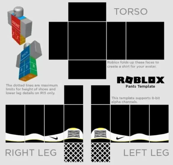 Nike jacket template roblox free best sale