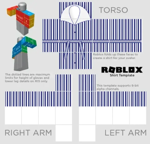 Image of Blue Stripes Dress