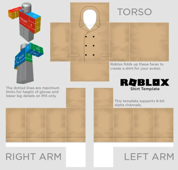 Image of Beige Buttoned Coat