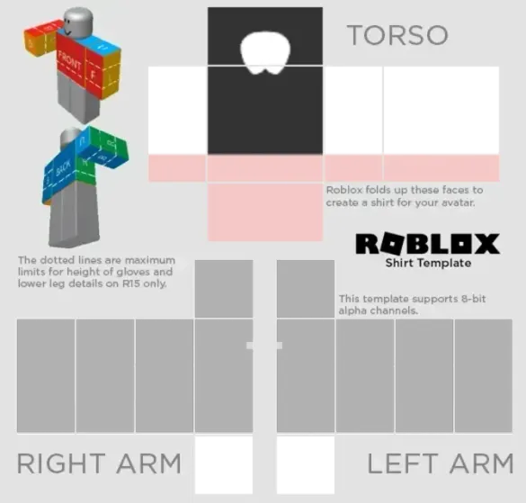 Roblox Sleeveless Dress Template by Pixlr to preview and edit.