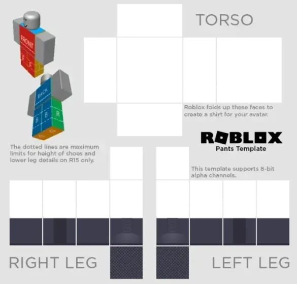 Roblox Men Boots Template by Pixlr to preview and edit.