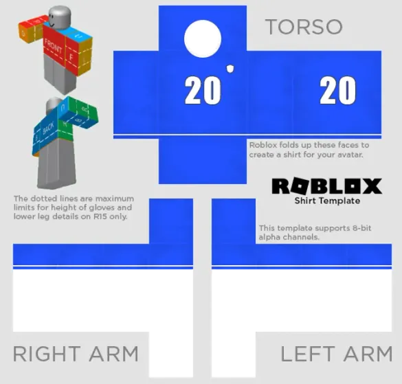 Roblox Jersey Shirt Template by Pixlr to preview and edit.