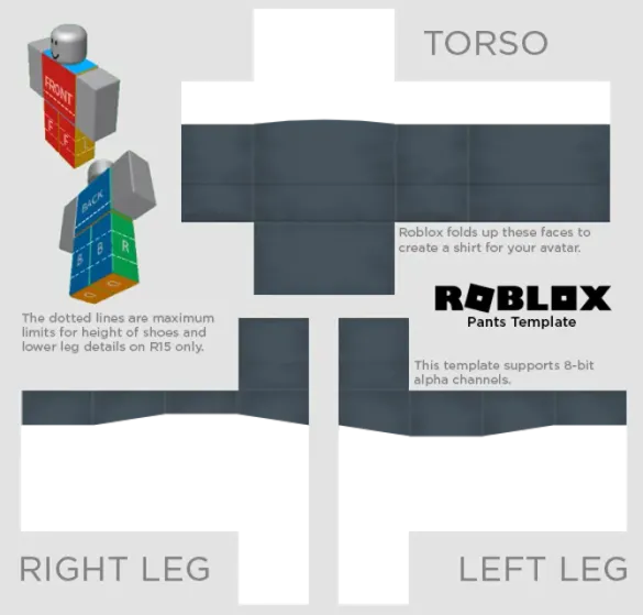 Roblox Dark Short Dress Template by Pixlr to preview and edit.